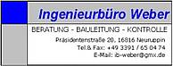 Logo Ingenieurbüro Weber
